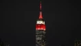 Empire State Binası Türk Bayrağı renkleriyle ışıklandırıldı