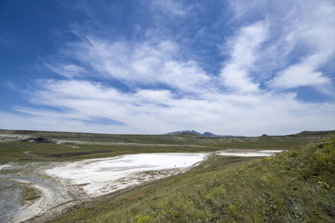 Kuraklığın gölgesindeki Meke Gölü 5