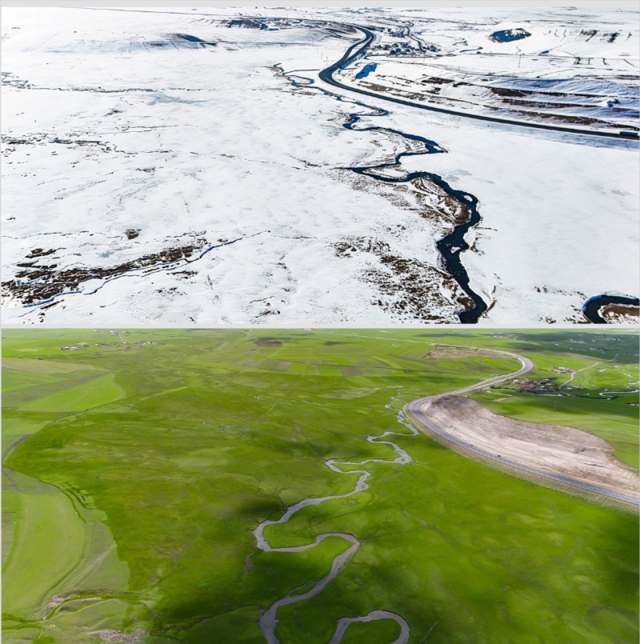 Kars-Ardahan sınırındaki menderesler her mevsim farklı güzelliğe bürünüyor 5