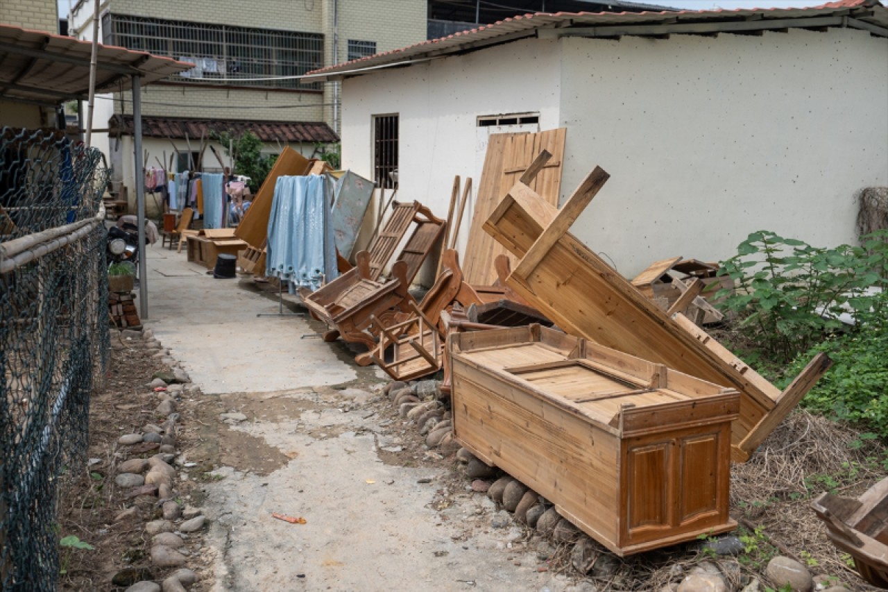 Çin'de yaşanan sele dönüşen şiddetli yağış Guangdong eyaletini vurdu 15