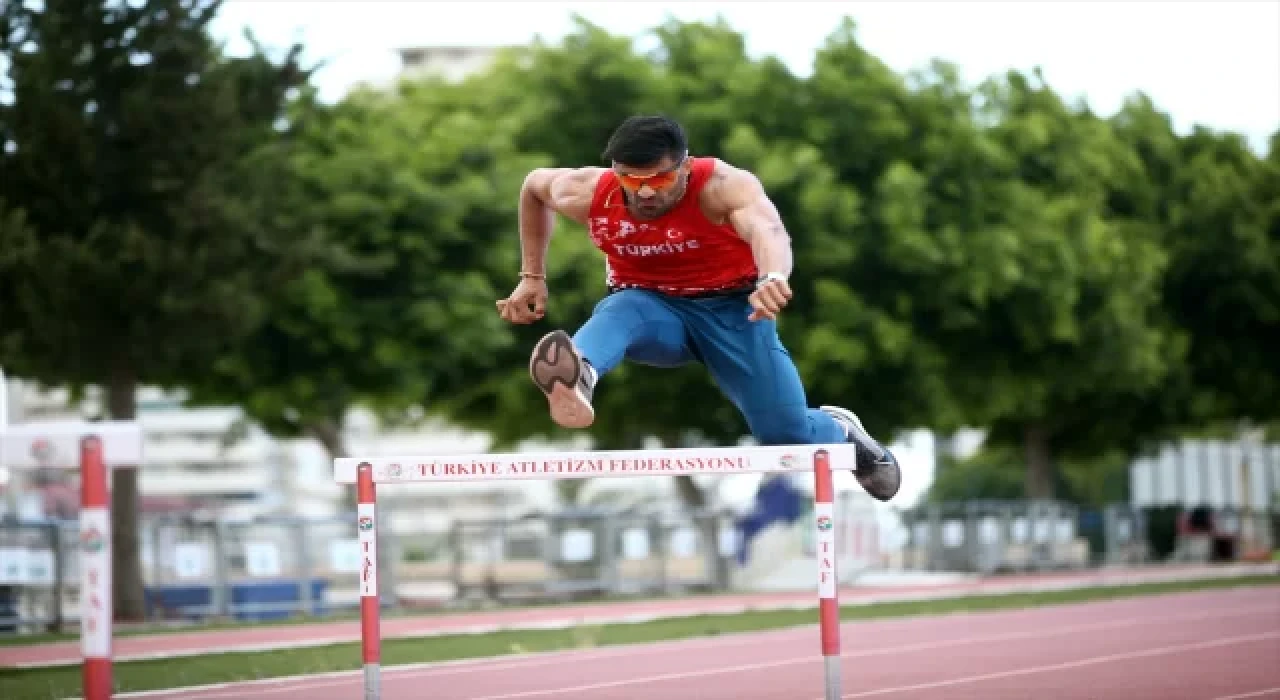 Rekortmen atlet Sinan Ören, uluslararası başarı için ter döküyor