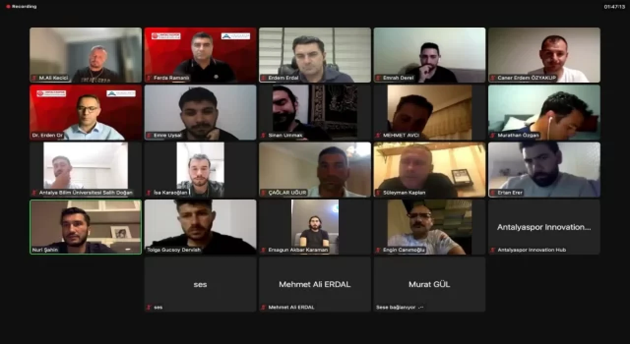 Fraport TAV Antalyaspor, ”Profesyonel Scouting Semineri” düzenledi