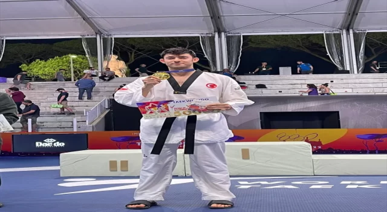 Tekvandoda altın sevinci 