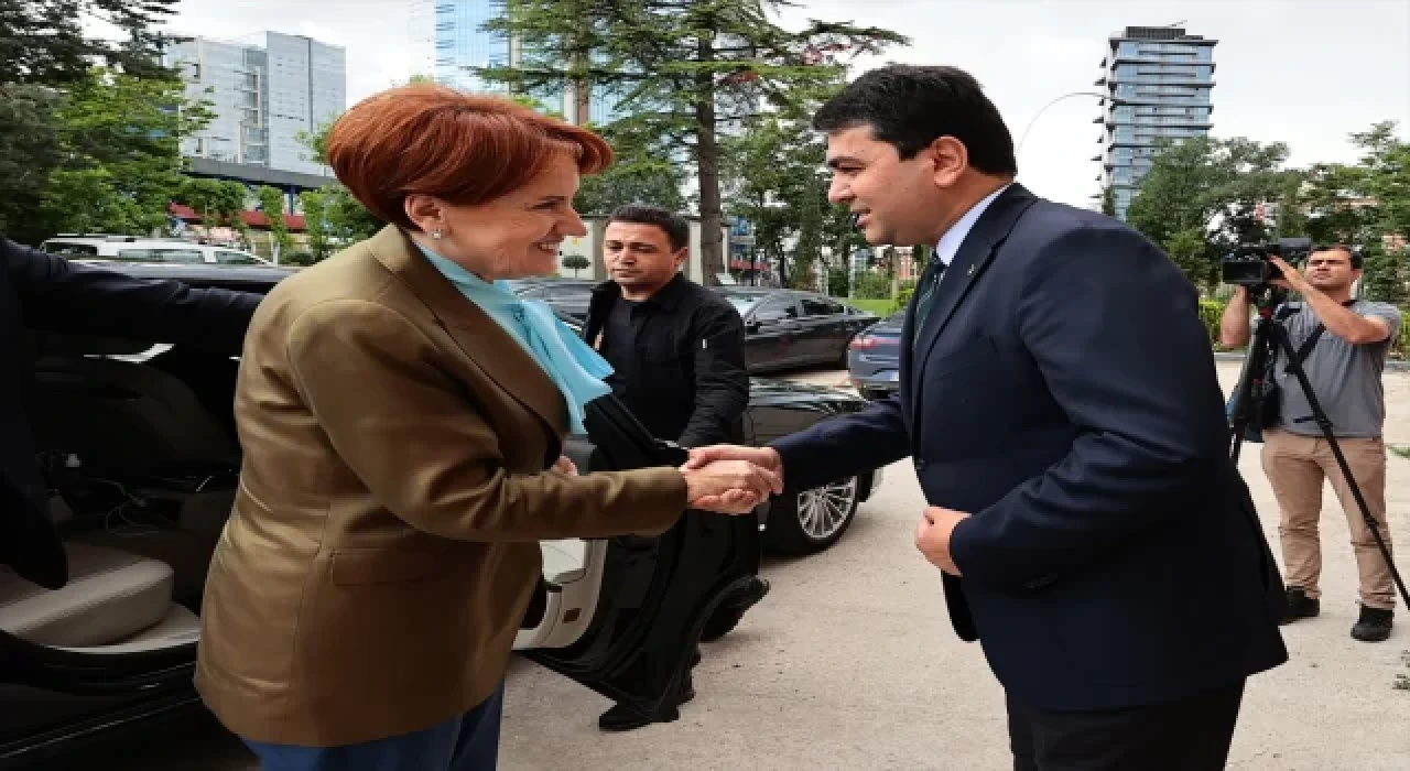 İYİ Parti Genel Başkanı Akşener, DP Genel Başkanı Uysal ile görüştü
