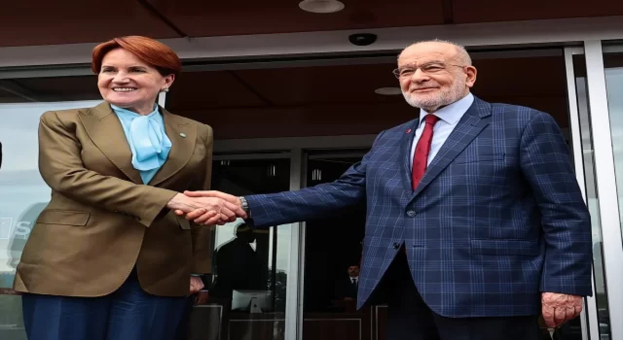 İYİ Parti Genel Başkanı Akşener, Saadet Partisi Genel Başkanı Karamollaoğlu’nu ziyaret etti