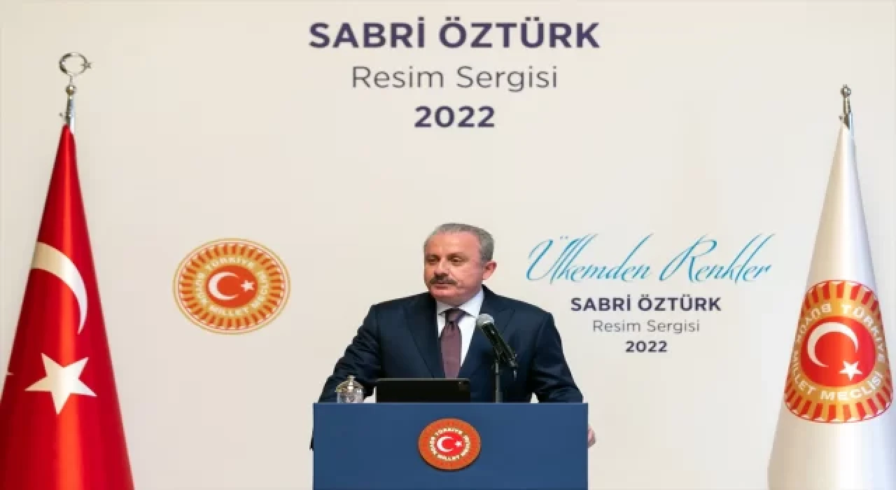 TBMM Başkanı Şentop, AK Parti’li Öztürk’ün resim sergisini açtı