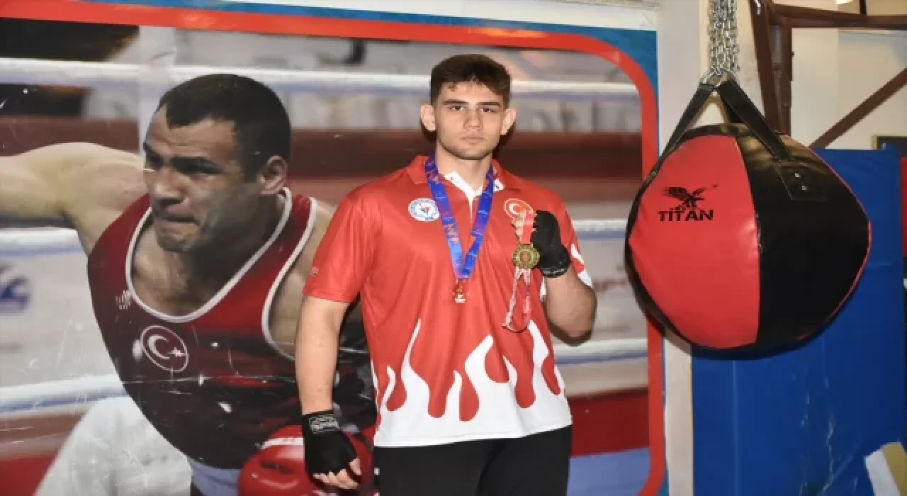 Boksta genç yetenek Ahmet Zeki Elturan’ın hedefi olimpiyat madalyası