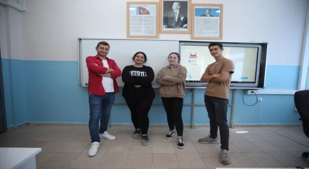 Trabzon’da lise öğrencileri şirket kurup girişimcilik deneyimi yaşadı