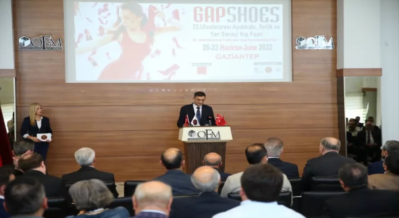  Gaziantep’te 33. Uluslararası GAPSHOES Kış Fuarı açıldı