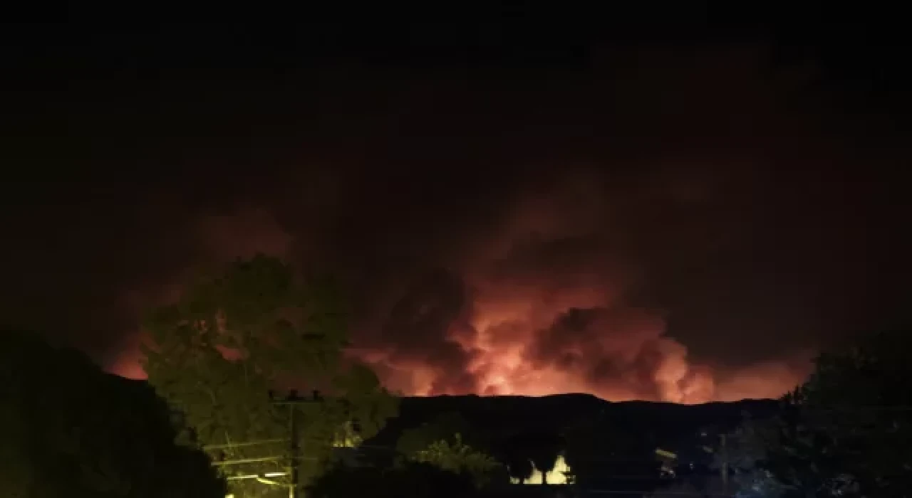 Marmaris’te orman yangını