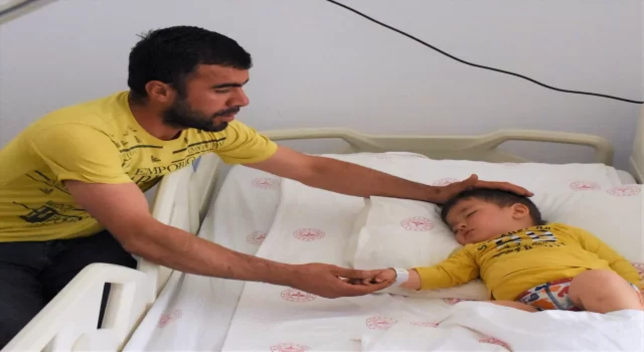 Küçük Yusuf akciğerindeki ”fıstık” nedeniyle ölüm tehlikesi atlattı