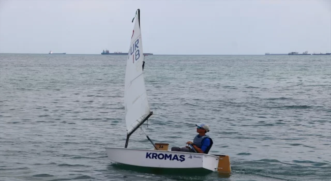 Milli sporcu Kutsal Güneş Kurnaz dünya şampiyonluğuna yelken açmak için çalışıyor: