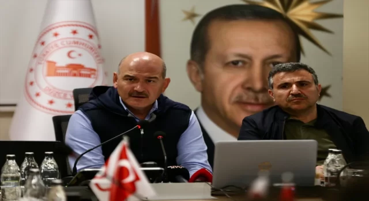 İçişleri Bakanı Soylu sel felaketlerine ilişkin açıklama yaptı