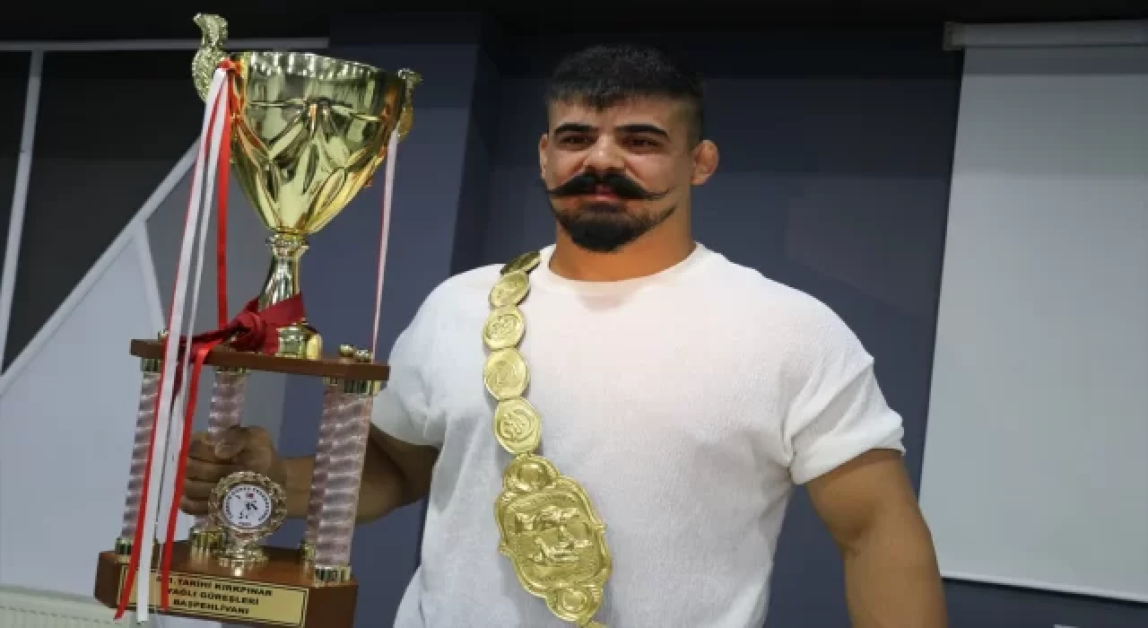 Kırkpınar Yağlı Güreşleri’nin başpehlivanı Şimşek, spora başlama hikayesini anlattı: