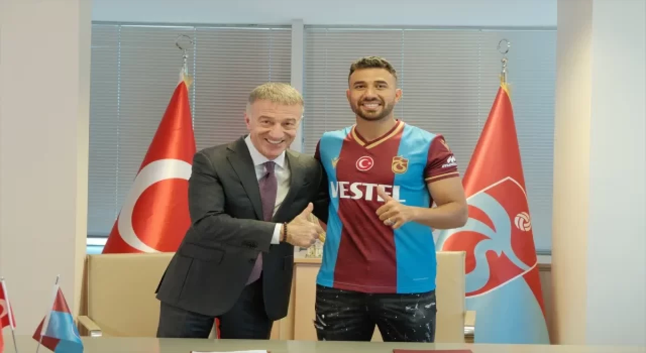 Trabzonspor’da Trezeguet için imza töreni düzenlendi