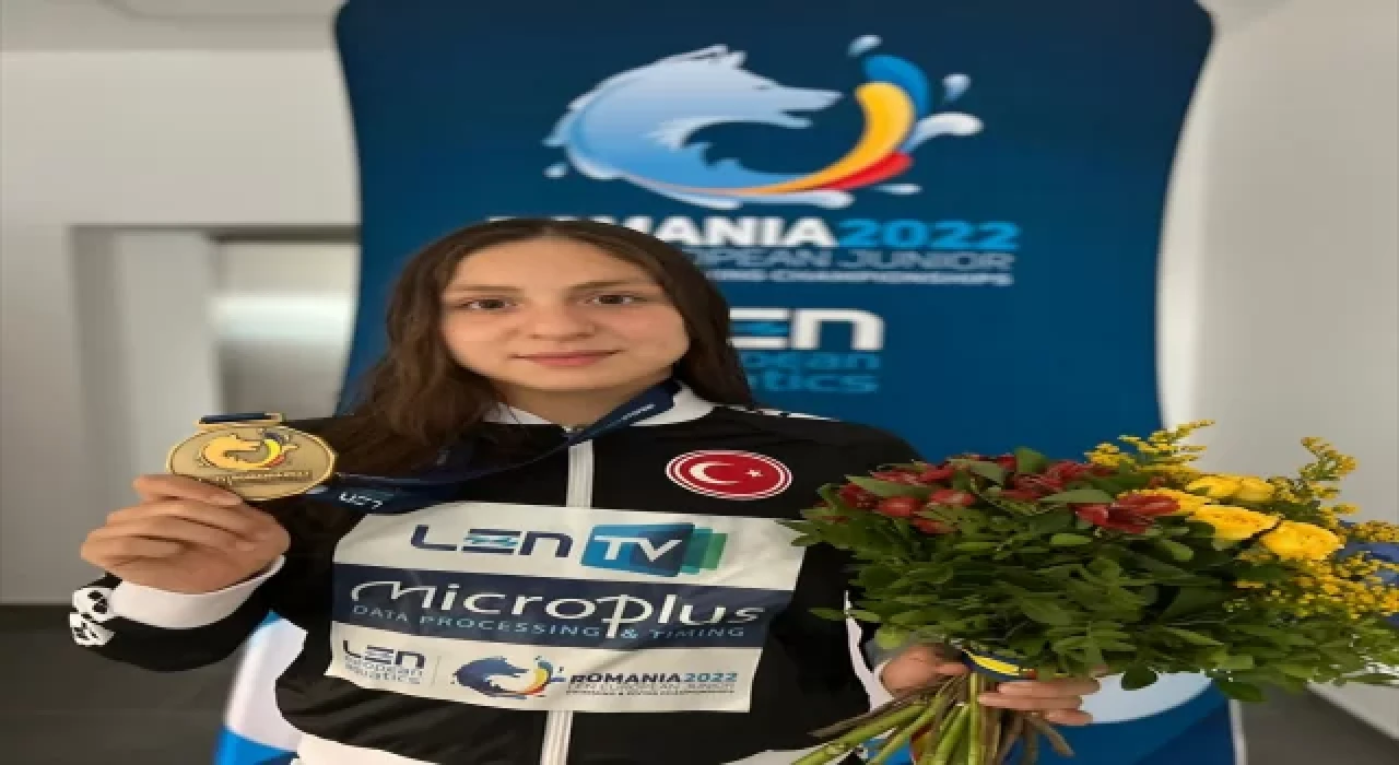 Milli yüzücü Merve Tuncel, gençlerde Avrupa şampiyonu oldu