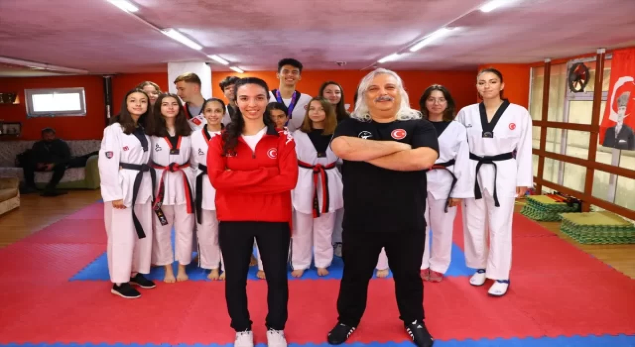 Baba kız antrenörler, Tekirdağ’da şampiyon tekvandocular yetiştiriyor