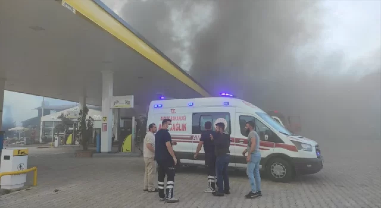 Konya’da dinlenme tesisinde yangın çıktı