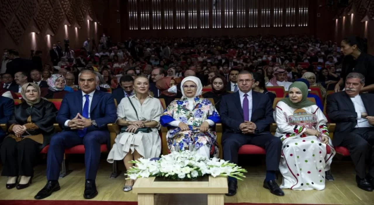 Emine Erdoğan, Filistin Gençlik Orkestrası ve CSO sanatçılarının ”Barış Konseri”ni izledi: