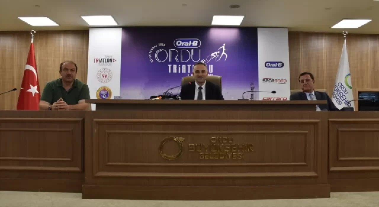 Ordu OralB Triatlonu yarın başlayacak
