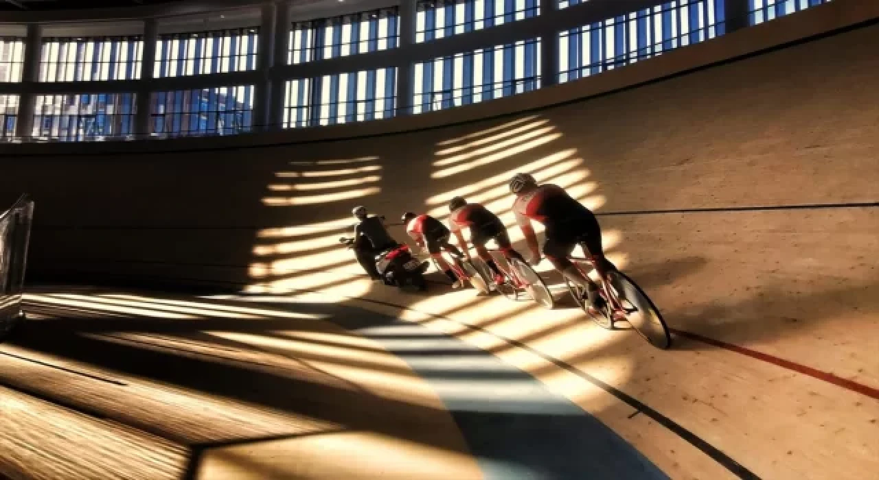 GRAFİKLİ  Türkiye’nin ilk olimpik veledromunda test sürüşü yapıldı