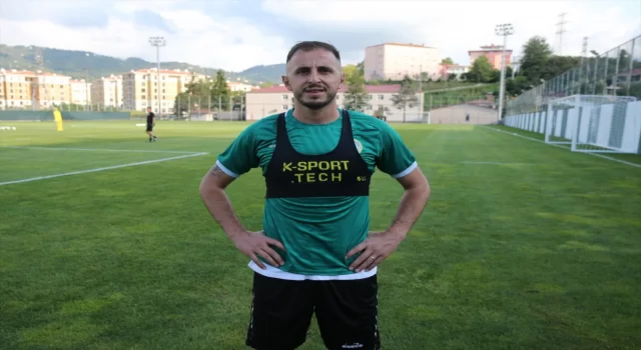 Giresunspor’un kaptanı Zeki Yavru, yeni sezondaki hedeflerini anlattı: