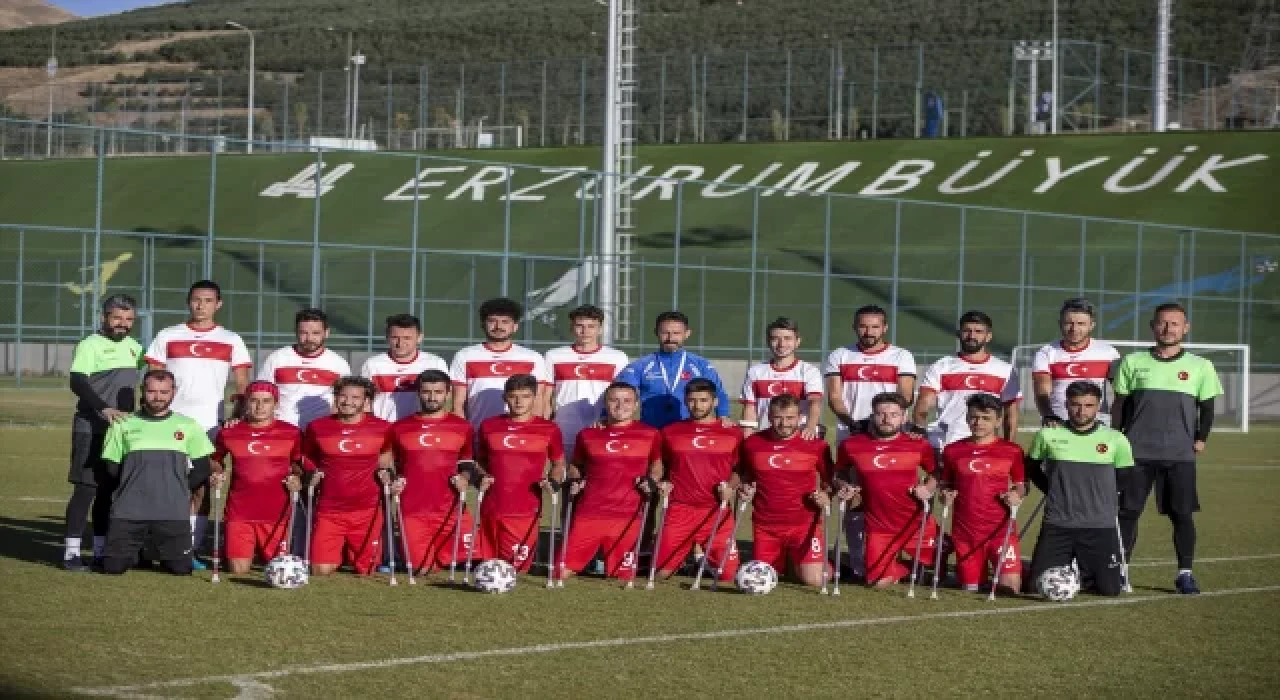 Ampute Milli Futbol Takımı’nın Erzurum kampı sona erdi