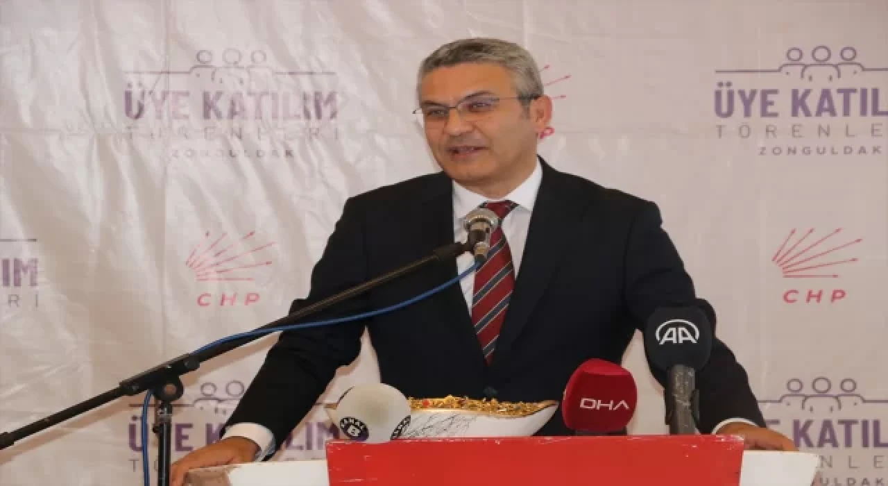 CHP’li Salıcı, partisinin Zonguldak’taki üye katılım töreninde konuştu: