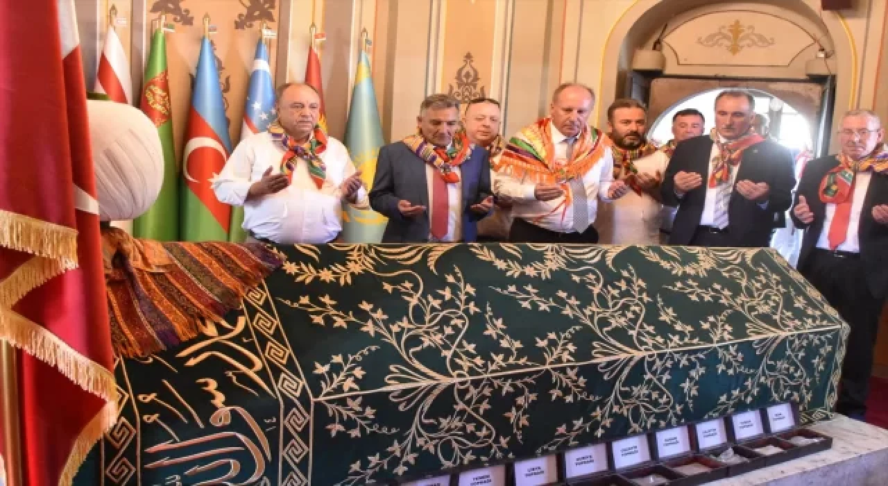 Memleket Partisi Genel Başkanı Muharrem İnce, Ertuğrul Gazi Türbesi’ni ziyaret etti