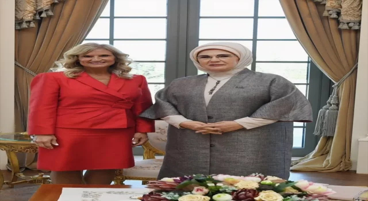 Emine Erdoğan, ABD’nin Ankara Büyükelçisi’nin eşi Cheryl Flake ile bir araya geldi