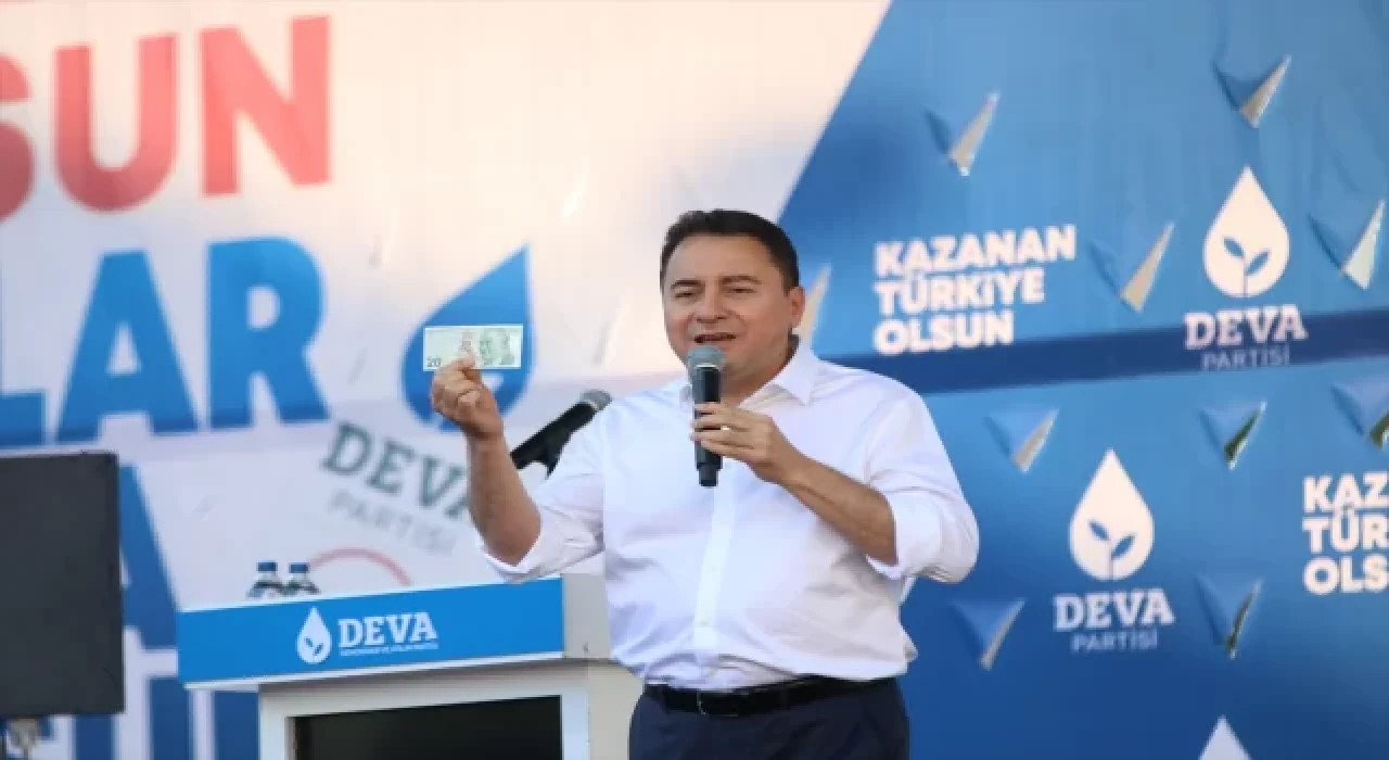 DEVA Partisi Genel Başkanı Babacan, Denizli’de vatandaşlara seslendi