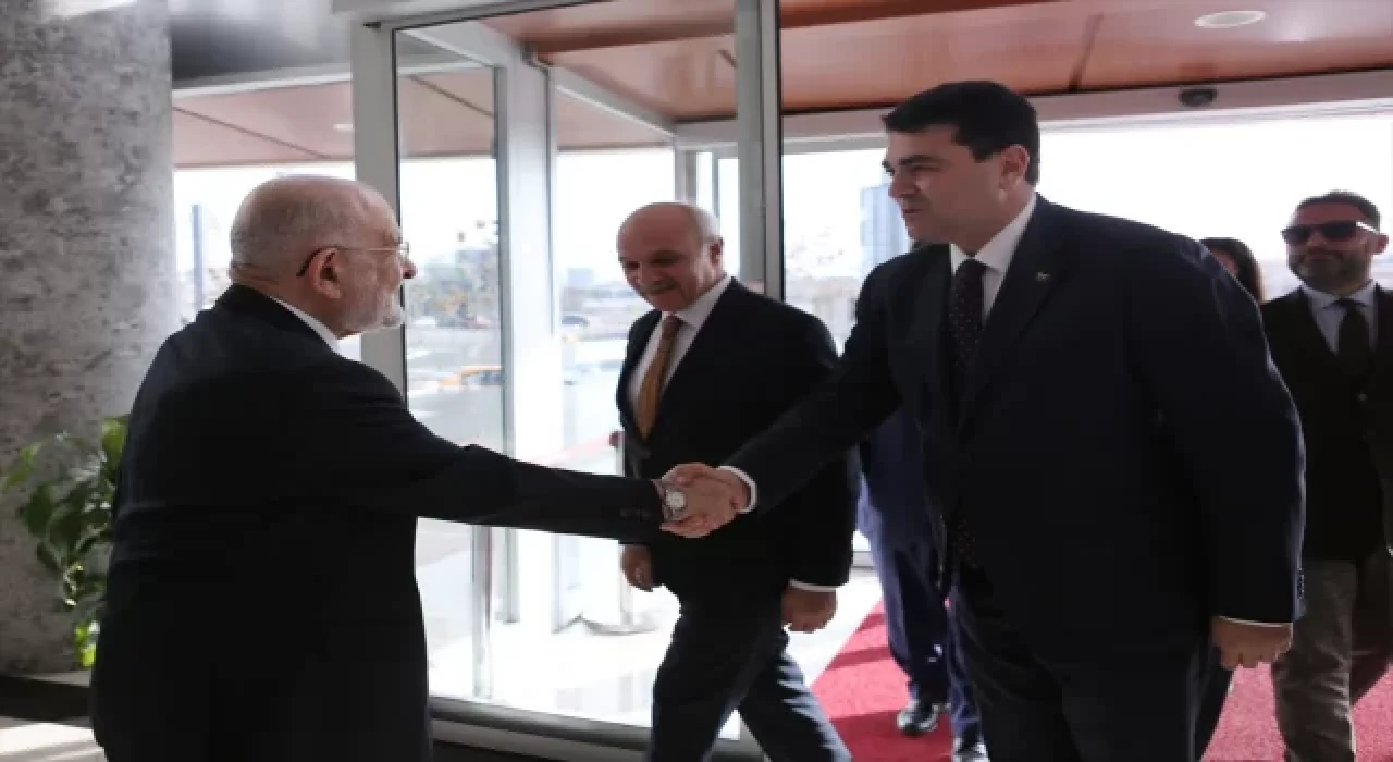 DP Genel Başkanı Uysal, Saadet Partisi Genel Başkanı Karamollaoğlu’nu ziyaret etti