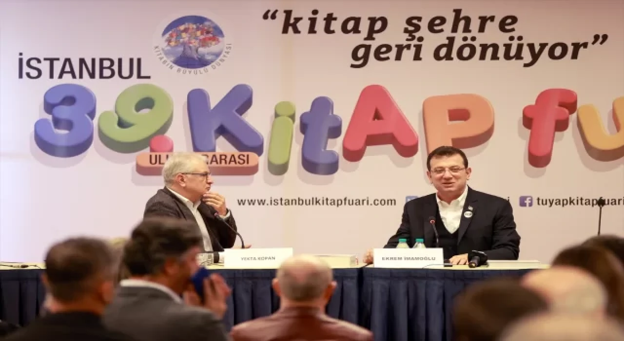 Ekrem İmamoğlu, ”39. Uluslararası İstanbul Kitap Fuarı”na katıldı