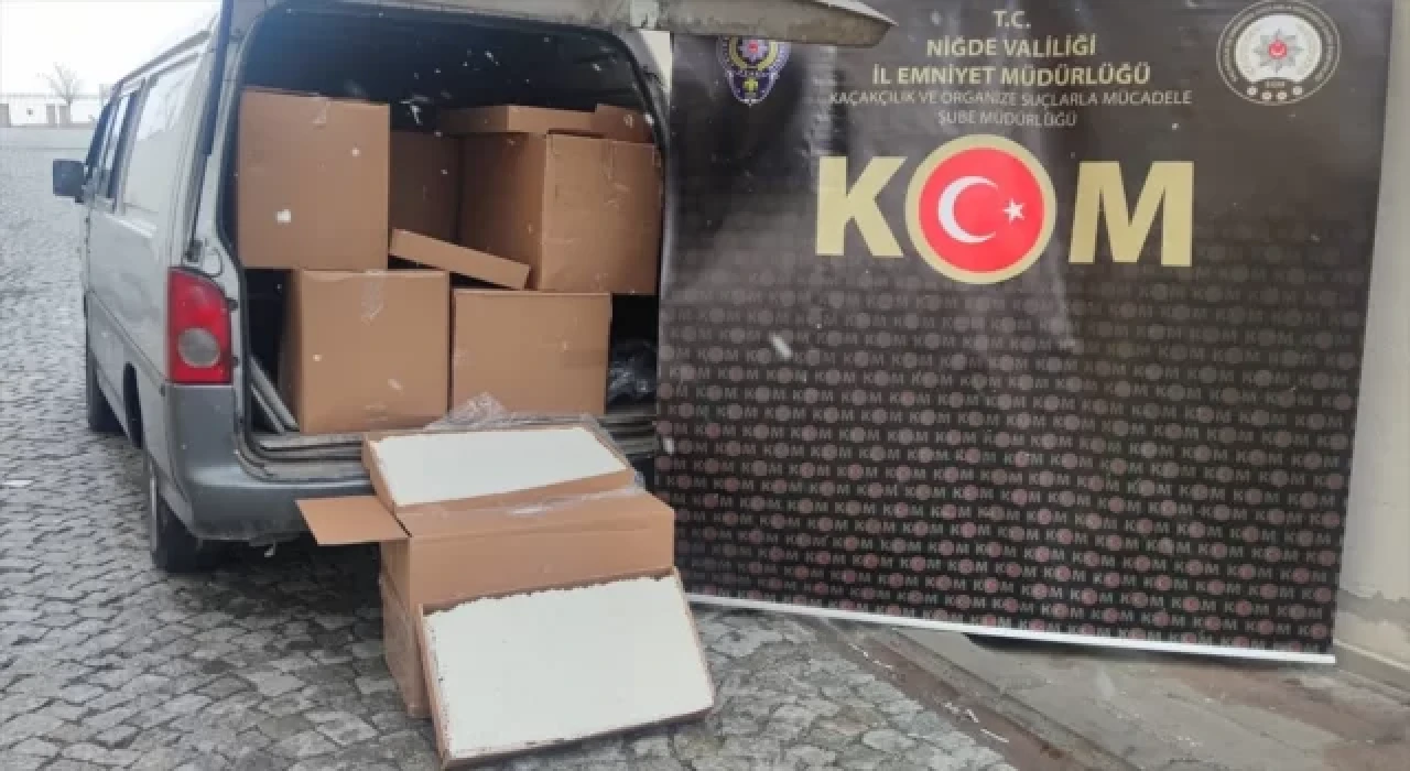 475 bin dolu makaron ele geçirildi