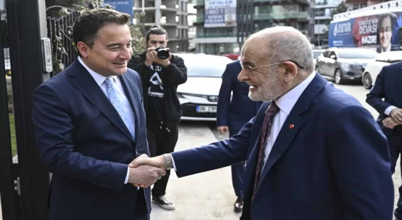 Saadet Partisi Genel Başkanı Karamollaoğlu’ndan DEVA Partisi Genel Başkanı Babacan’a ziyaret