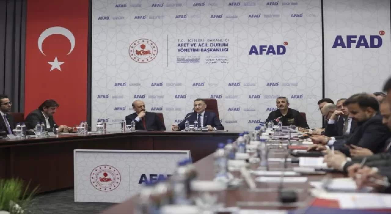AFAD’da deprem koordinasyon toplantısı yapıldı