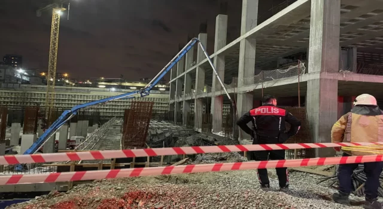 Avcılar’da inşaat alanında çökme oldu, 5 işçi göçük altında kaldı