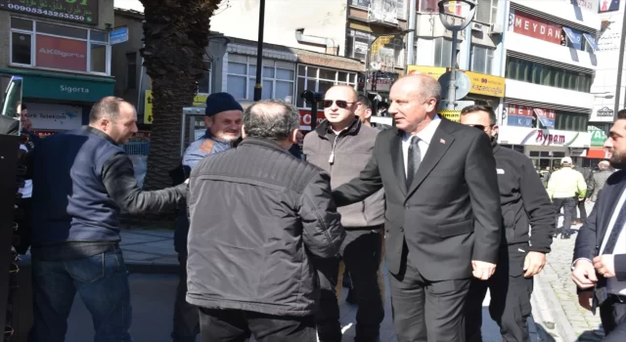 Cumhurbaşkanı adayı İnce Trabzon’da partililere seslendi