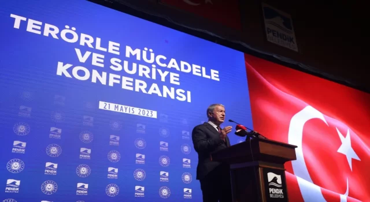 Milli Savunma Bakanı Akar ”Terörle Mücadele ve Suriye Konferansı”nda konuştu: (1)