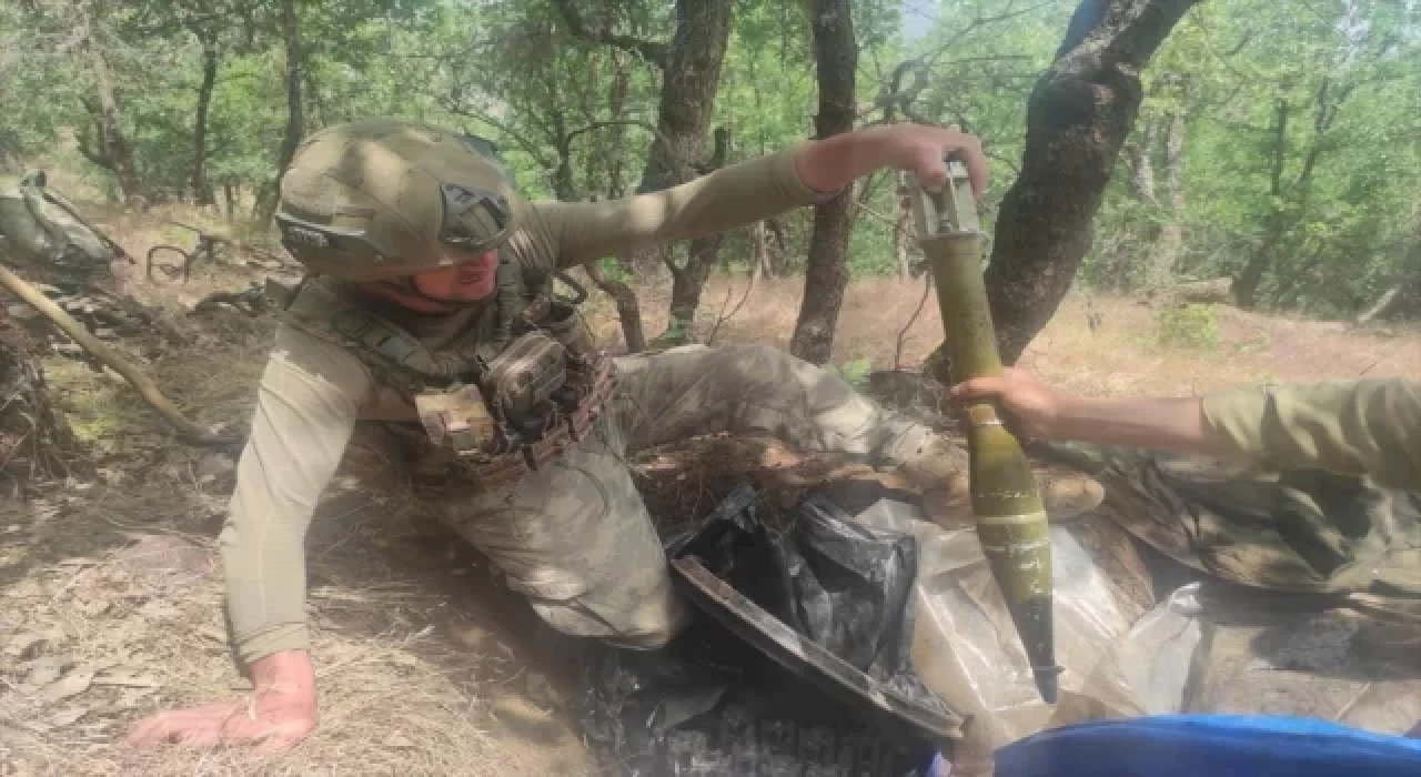 MSB: Pençe Operasyonu'nda teröristlere ait tanksavar mühimmatı ele geçirildi