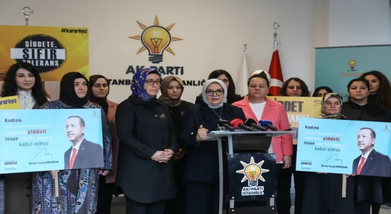 AK Parti’den 81 şehirde kadına yönelik şiddetle mücadele için eş zamanlı basın açıklaması