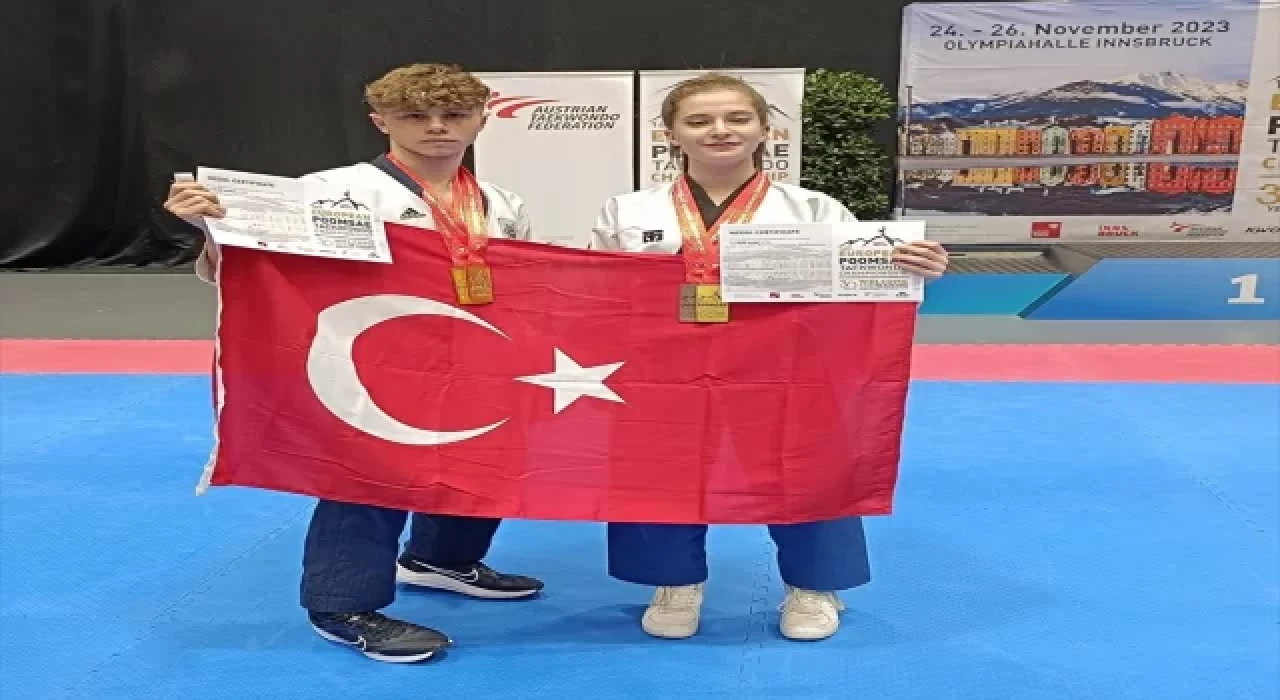 Milli tekvandocular, Avrupa Poomsae Şampiyonası’nda 5 madalya daha kazandı