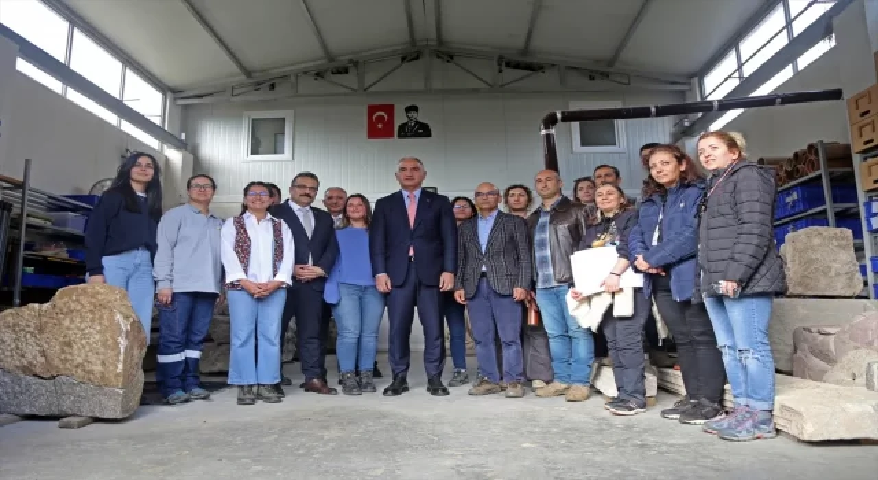 Bakan Ersoy, ”Geleceğe Miras StratonikeiaLaginaLabranda Projesi” tanıtımında konuştu: