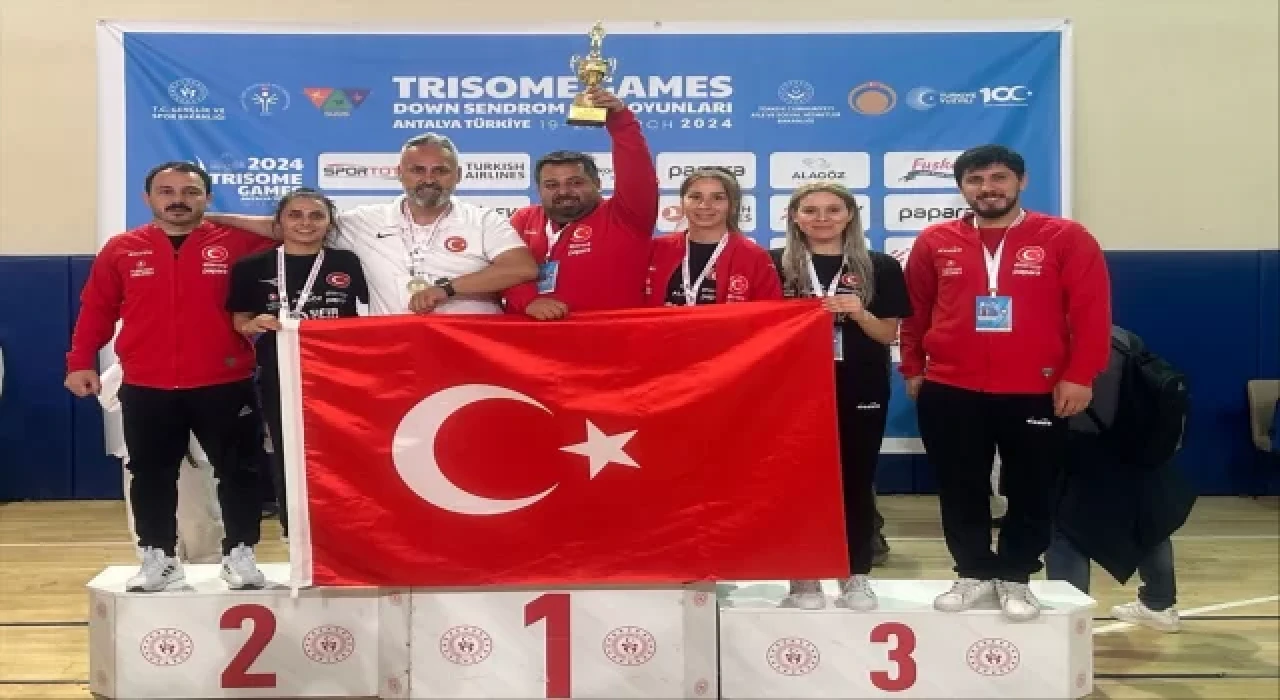 Özel milli judocular, Trisome Oyunları’nda takım halinde dünya şampiyonu oldu 