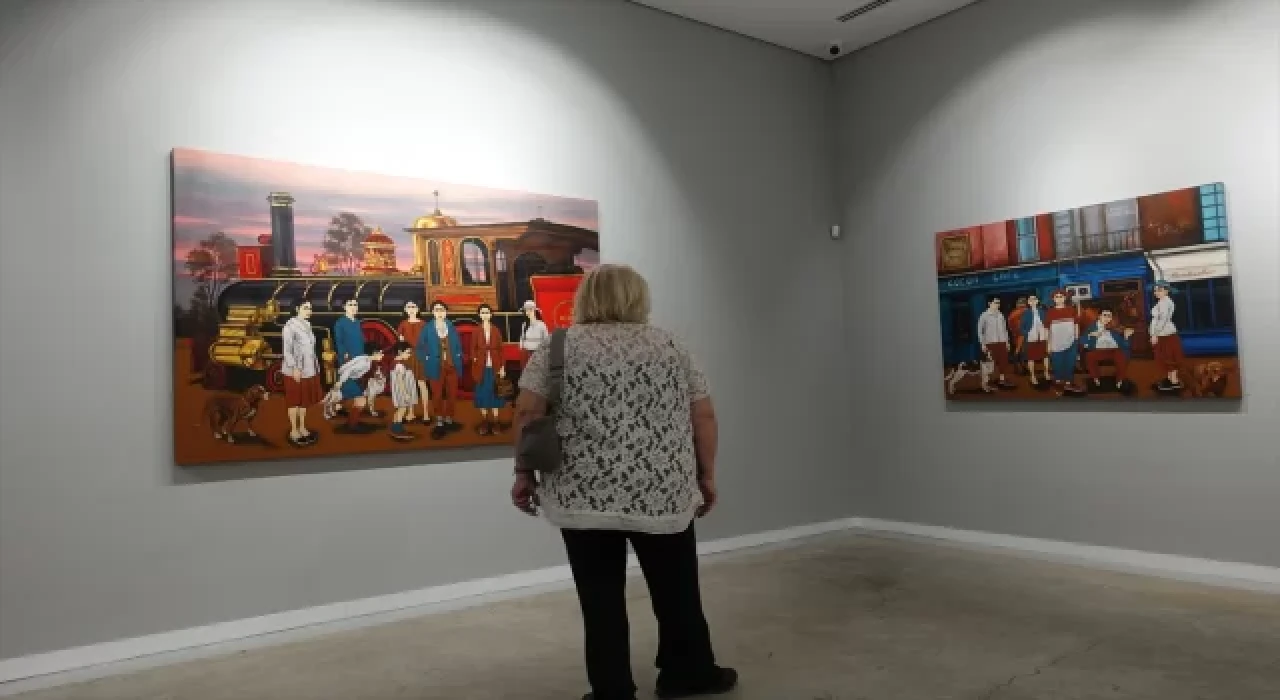 Orhan Umut’un ”Gece Görüşü” sergisi sanatseverlerle buluştu