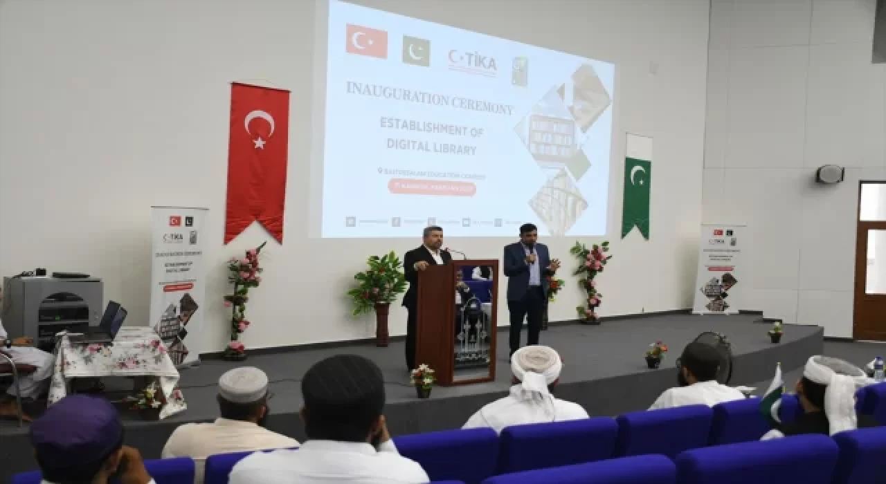 TİKA’nın Pakistan’da kurduğu ”Dijital Kütüphane” açıldı
