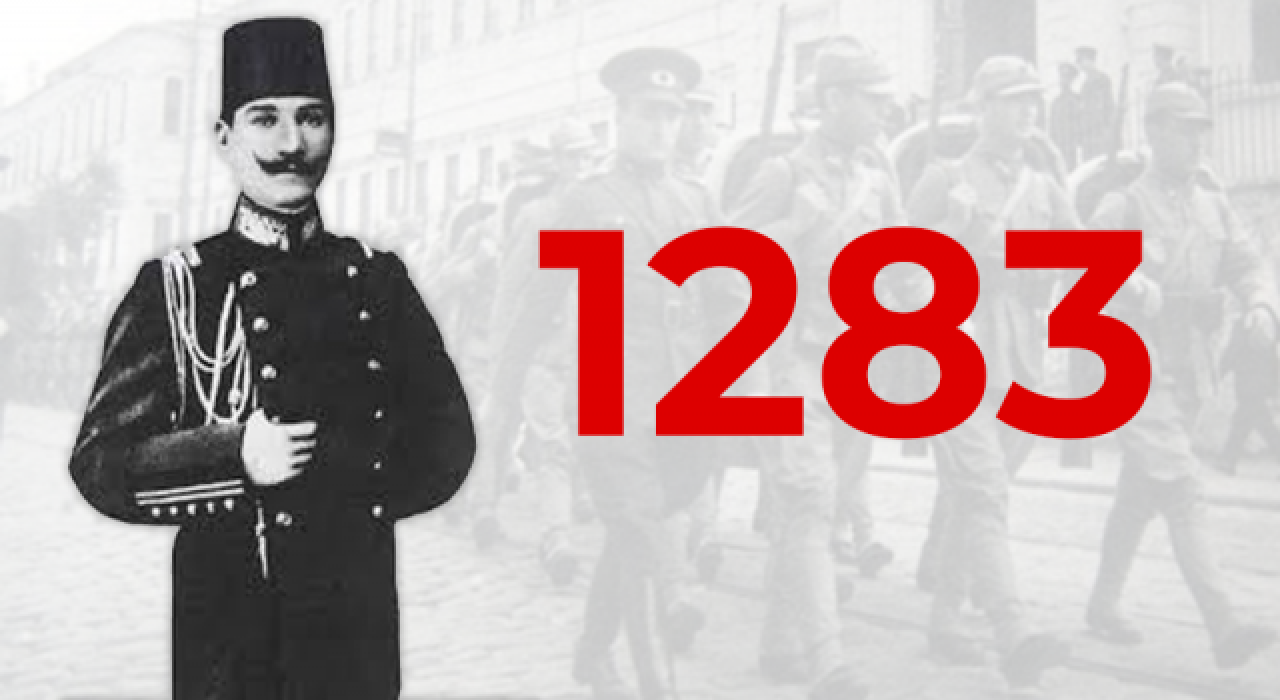 13 Mart 1899...  Mustafa Kemal’in Harp Okulu’na girişi.