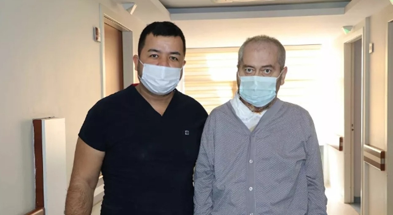 Bacak kemiğinden çene yapıldı, kanserden kurtuldu