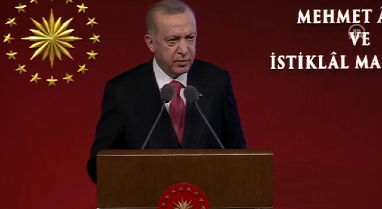 Erdoğan Mehmet Akif Ersoy'u anma programında konuştu