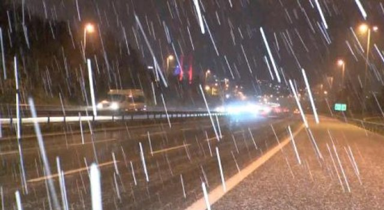 İstanbul'da kar yağışı
